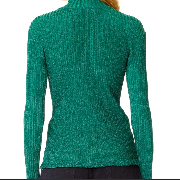 Sweater Italian Stardust Rib Pullover Milly S MUST GO BEFORE SEPTEMBER - Picture 4 of 11